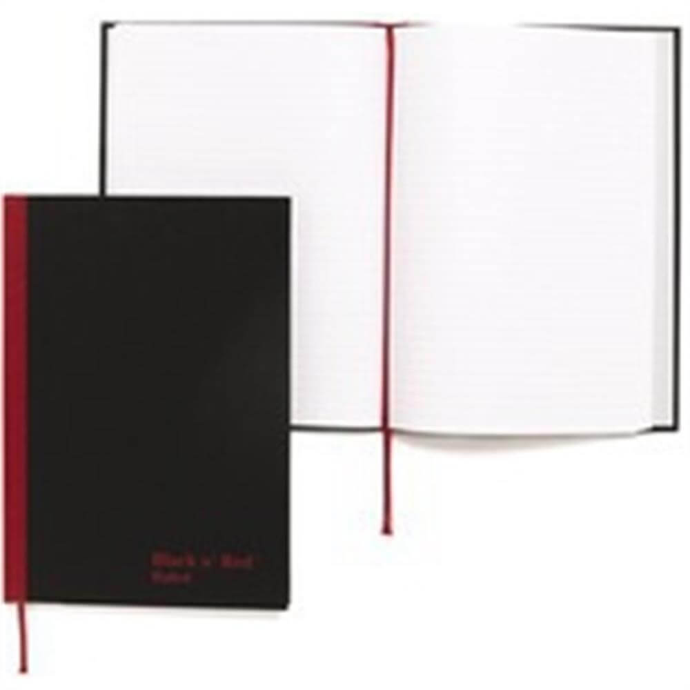 Black n Red Book A5 Feint
